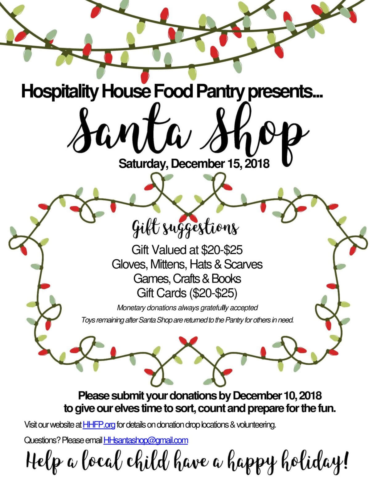 Santa Shop Flyer 2018 Page 001 Santa Shop Flyer 2018 Page 001