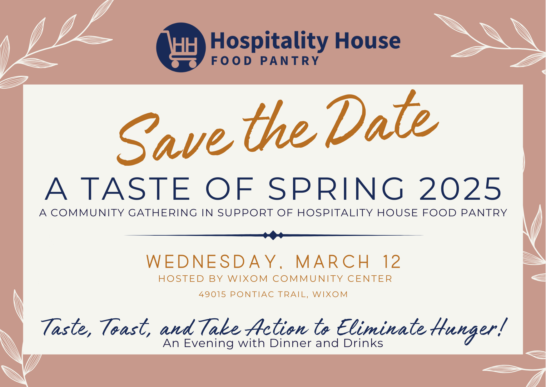 A Taste of Spring – Hospitality House Food Pantry