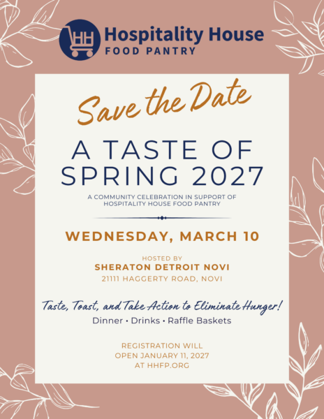 2027 taste of spring event sponsorship opportunities and flyer